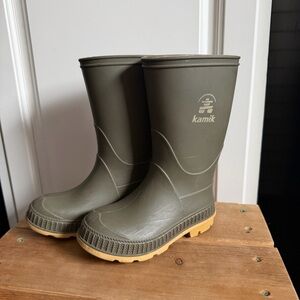 Kamik Stomp Rain Boots - Olive